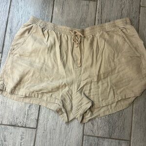 St John’s Bay Linen a blend Drawstring Shorts XXL